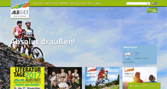 Desktop Screenshot of albstadt-tourismus.de